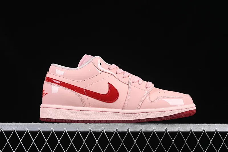 All categories Air Jordan Jordan series basketball shoes Air Jordan 1 Low Air Jordan 1 Low AJ1 Joe 1 Valentine's Day Jelly Pink Low-top cultural basketball shoes HF3174-600